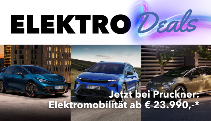Sichern Sie sich jetzt unsere Elektro-DEALS bereits ab sensationellen € 23.990,-*.