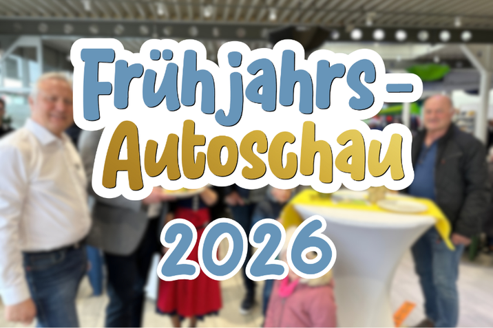 Das neue Jahr erwartet Sie mit den Frühjahrs-Autoschauen. Die Termine am besten gleich vormerken.