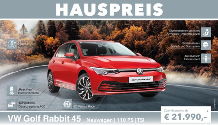 Hauspreis Golf Rabbit 45 - € 21.990,-*