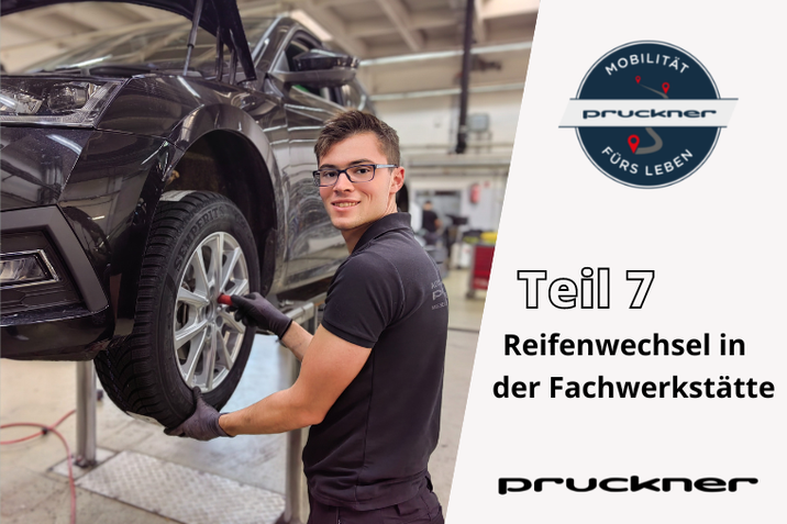 Reifenwechsel in der Fachwerkstätte