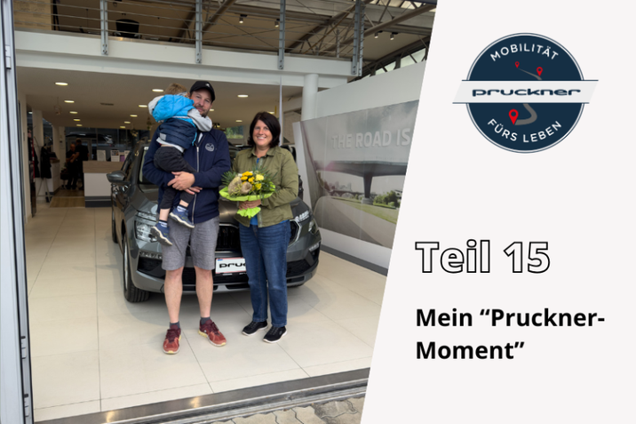 In diesem Teil der BLOG-Serie beschäftigen wir uns mit dem "Magic Moment". Autoübergabe-Foto.